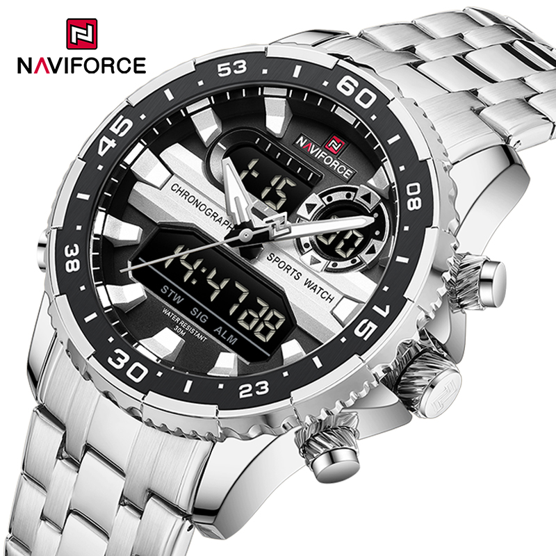 Citizen Watch Tsuyosa - Herenhorloges NAVIFORCE Origineel Trend Merk LCD-scherm