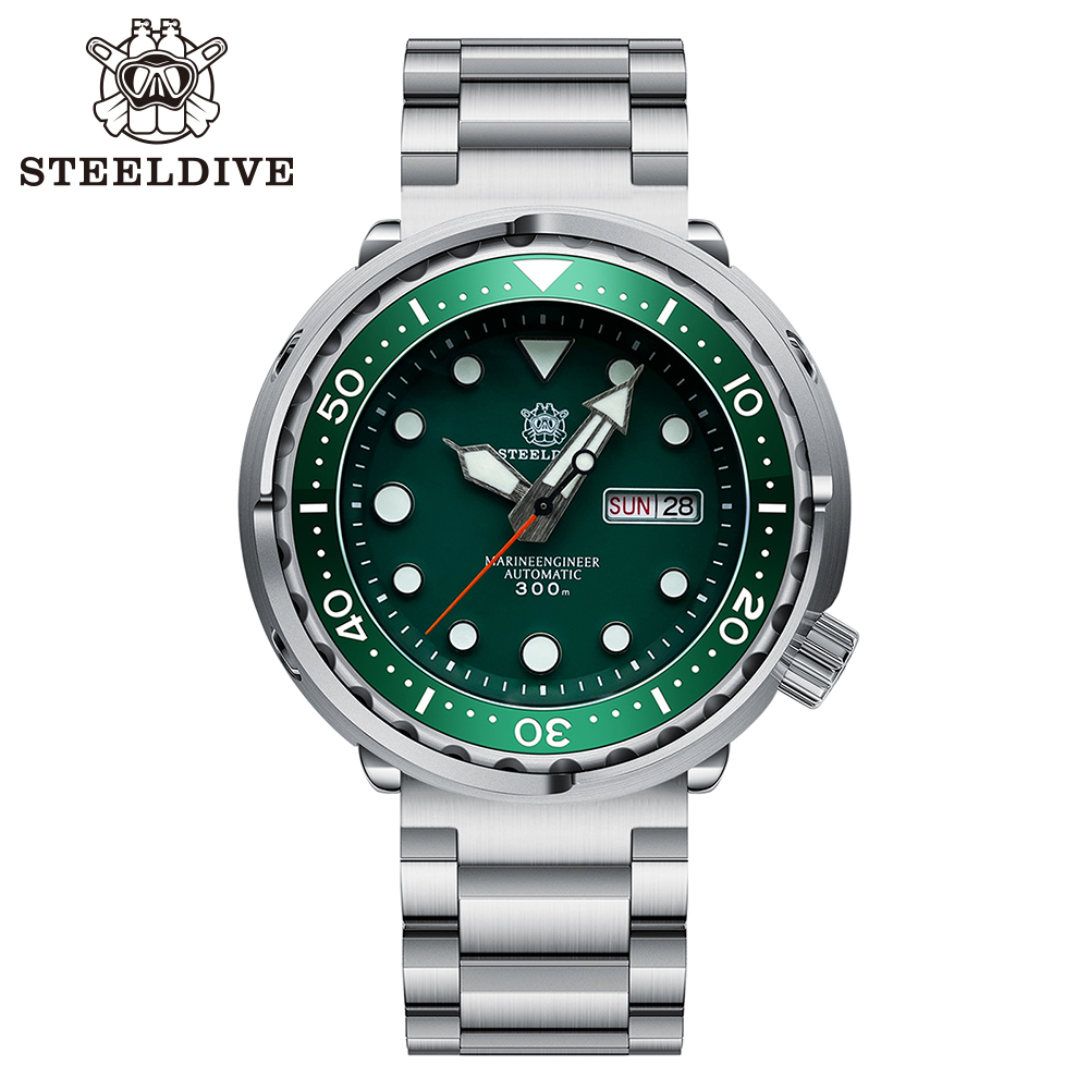 Seiko Watch Prospex - STEELDIVE SD1975W zwarte wijzerplaat dag- en