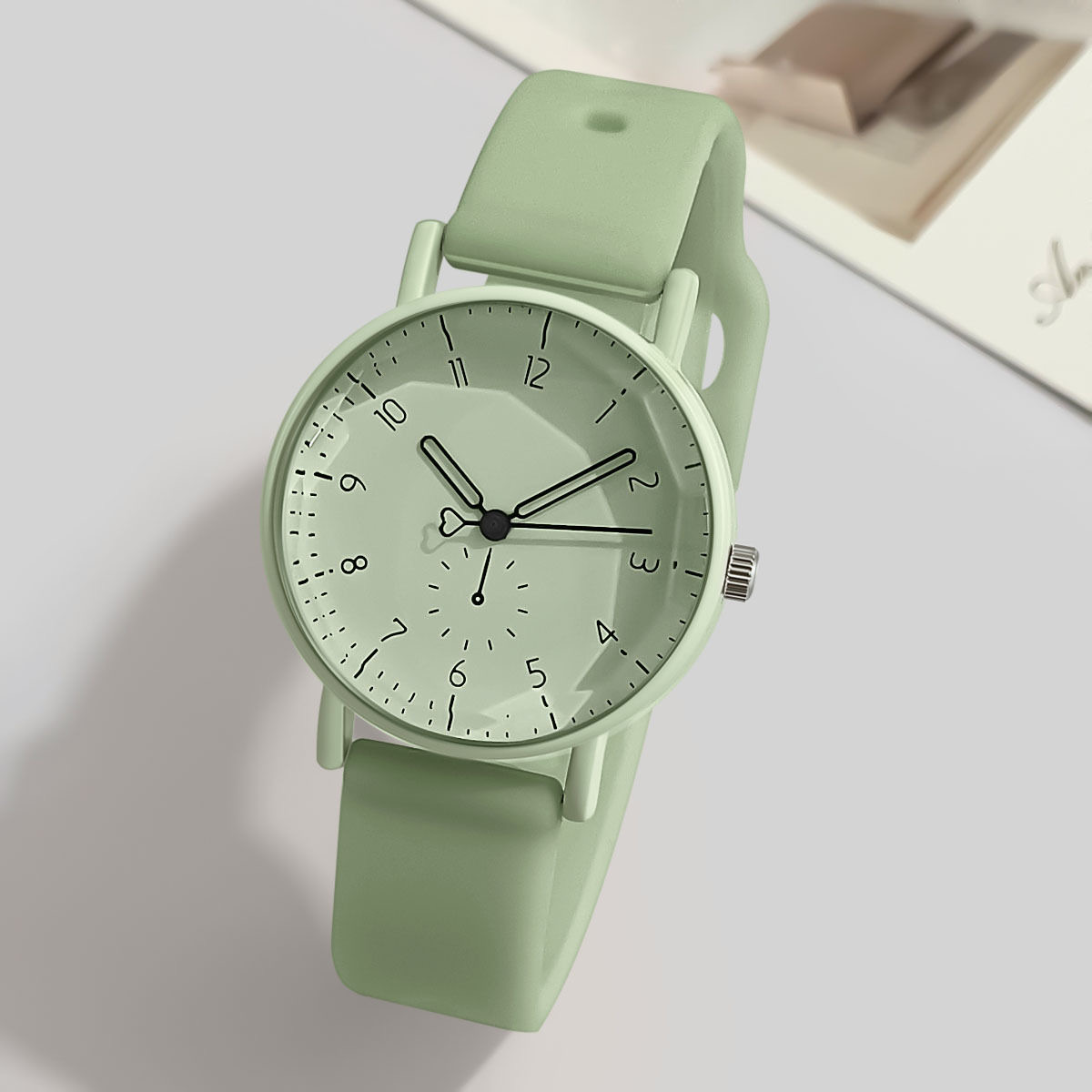 Silicone Band Women - Mode Arabische wijzerplaat dames quartz horloge