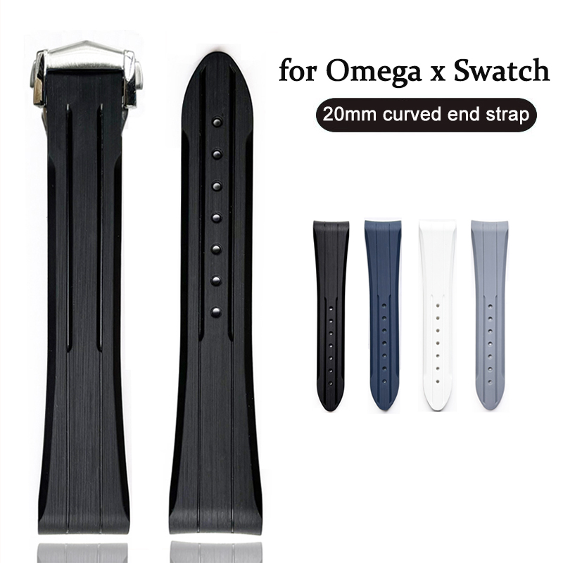 Omega Watch Seamaster - 20 mm rubberen band voor Omega