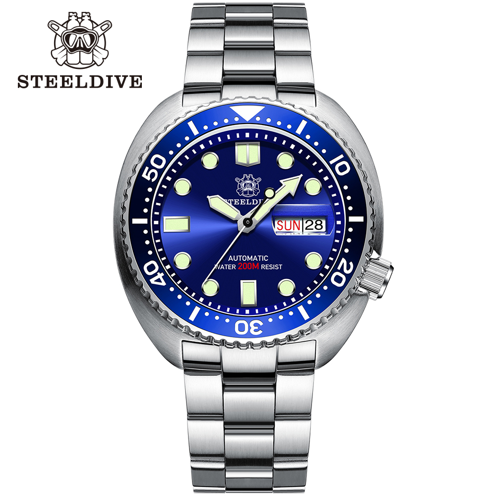 Seiko Watch Prospex - STEELDIVE merk SD1972 45 mm saffierglas