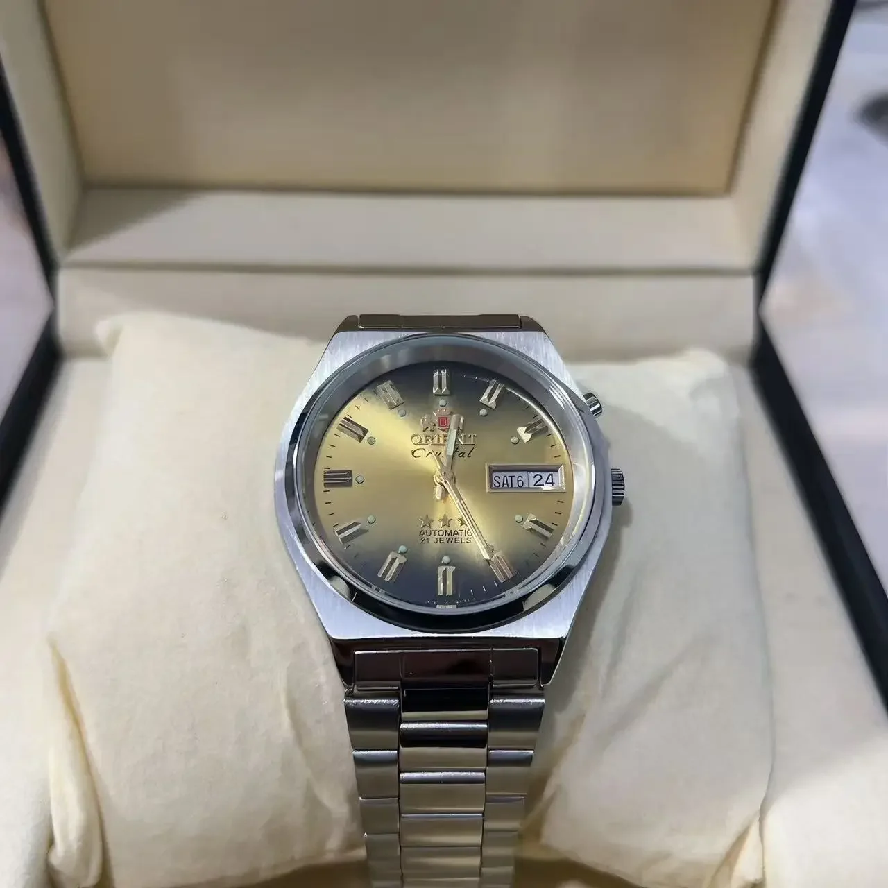Seiko Watch Presage - DFDG 35MM Unisex Mechanisch Horloge Stalen