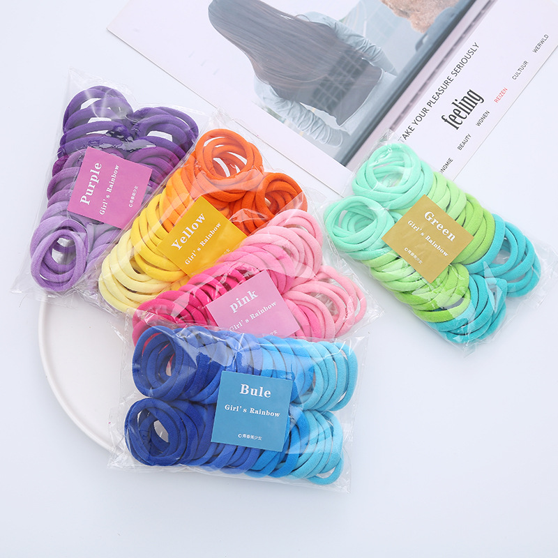 Silicone Band Women - 50 stks/set Vrouwen Meisjes Basic Haarbanden
