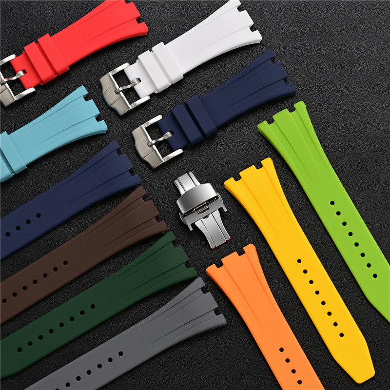 Audemars Piguet Watch Royal Oak - Rubberen siliconen band 26 mm voor