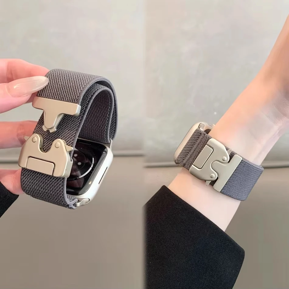 Parachute Strap Elastic - Parachuteband voor Apple Watch Band Ultra