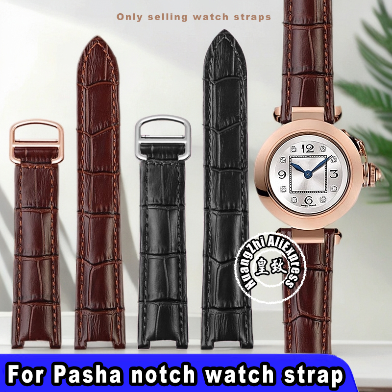 Cartier Watch Tank - Koe Lederen Horlogeband Voor Cartier Pasha