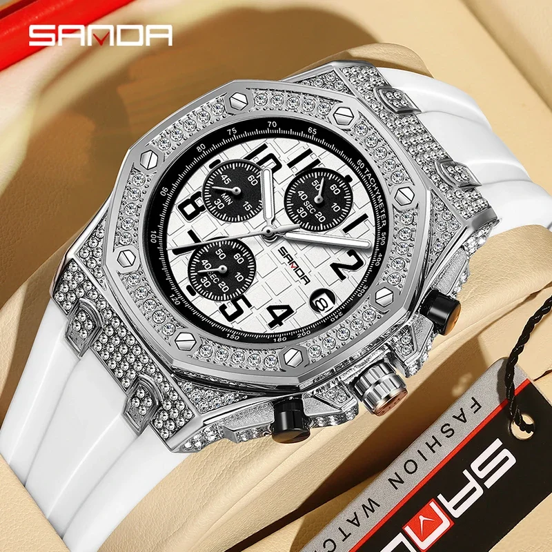 Tropic Strap Vintage - SANDA 7026 Heren Quartz Horloge Mode