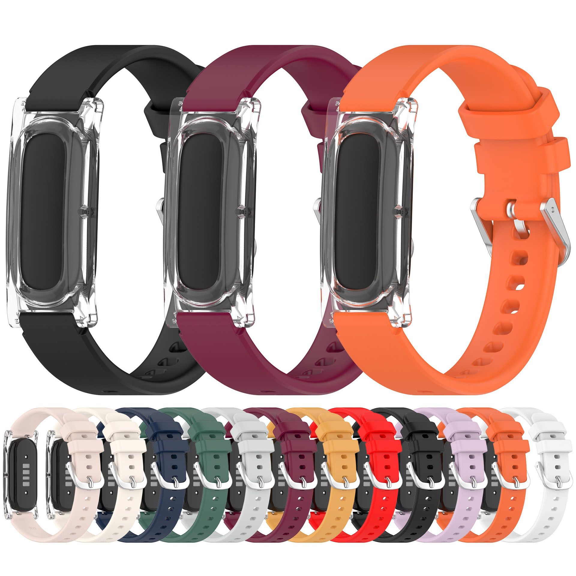 Silicone Band Women - Siliconen band compatibel met Google Fitbit