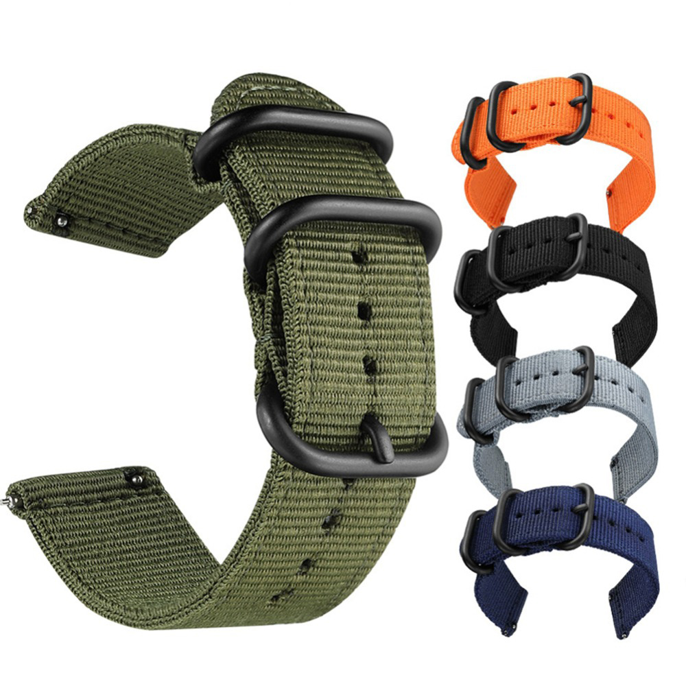 Canvas Strap Watch - 20 mm 22 mm canvas sport