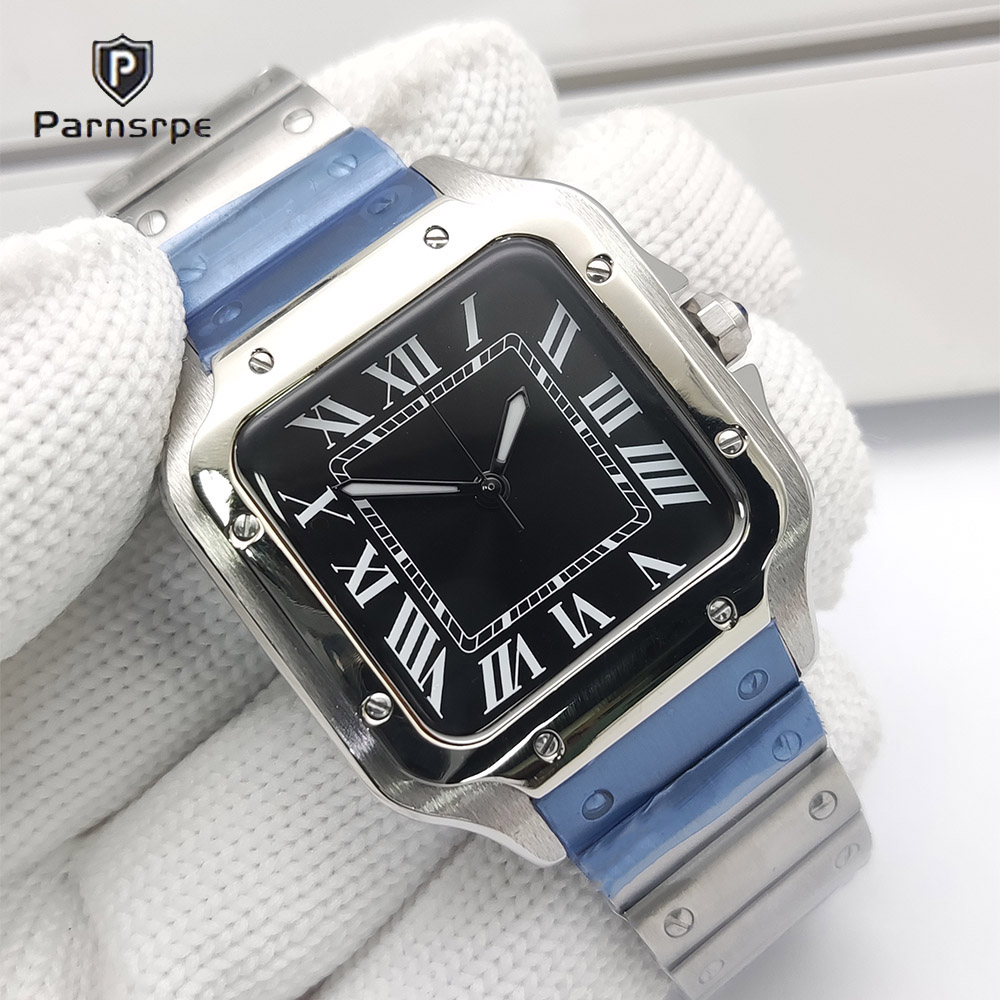 Cartier Watch Tank - Herenhorloges Vierkante Kast Nieuwe NH35 Horloge