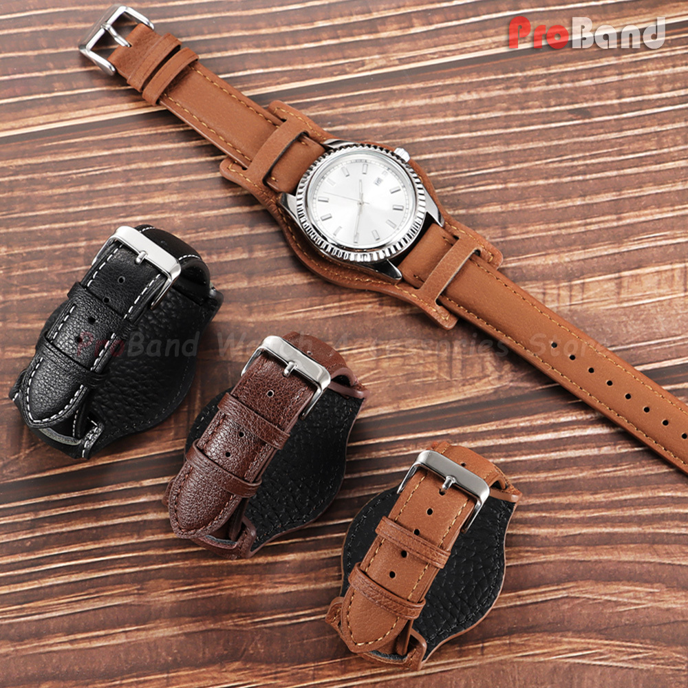 Nato Strap Nylon - Echte lederen horlogebandjes 18mm 20mm 22mm