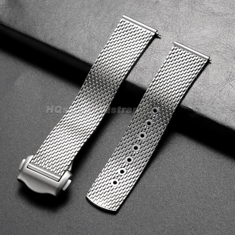 20mm roestvrijstalen mesh horl - Omega Watch Seamaster recensie en prijs