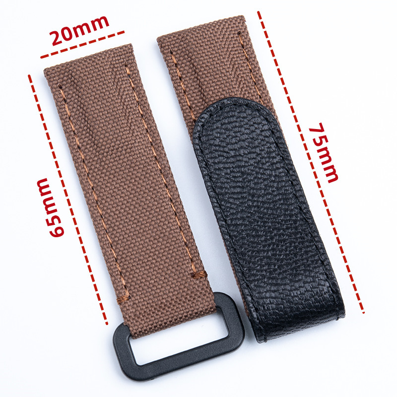 20mm 21mm Klittenband Canvas H - Canvas Strap Watch recensie en prijs