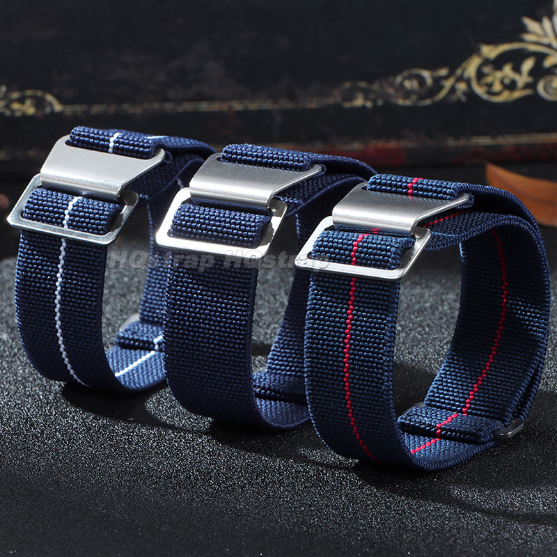 18/20/22mm elastische nylon ho - Parachute Strap Elastic recensie en prijs