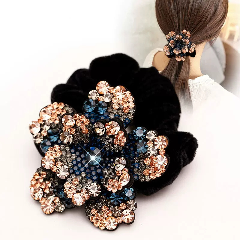 Vrouwen Strass Scrunchies Fluw - Silicone Band Women recensie en prijs