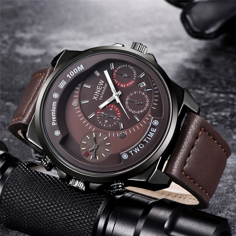 Originele XINEW Merk Mannen Ho - Leather Watch Band Men recensie en prijs