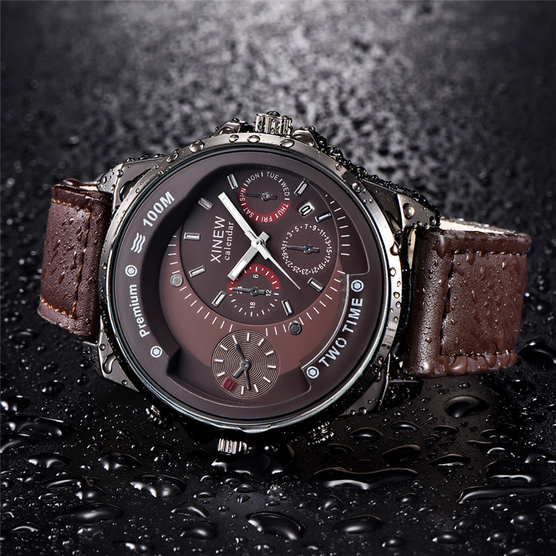 Originele XINEW Merk Mannen Ho - Leather Watch Band Men recensie en prijs