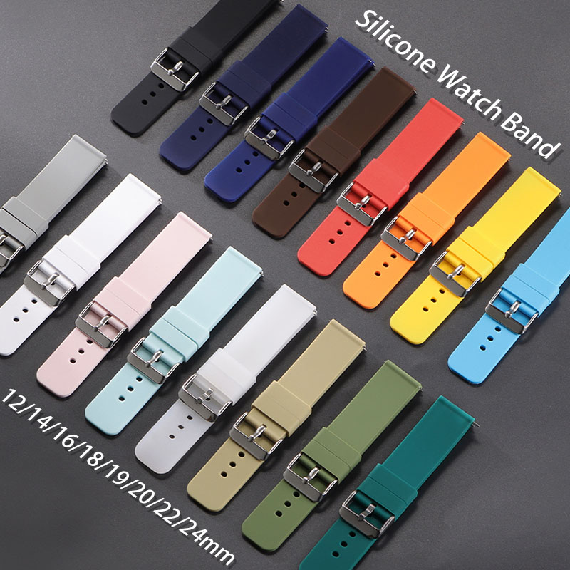 Siliconen band 12 mm 14 mm 16  - Suede Strap Watch recensie en prijs