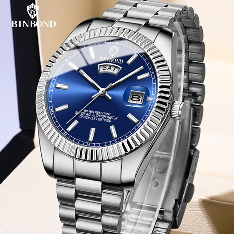 BINBOND B7012 Heren Mode Zakel - Rolex Watch Submariner recensie en prijs