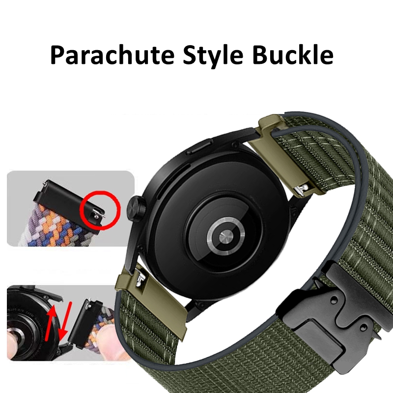Wave Nylon Loop voor Garmin Ve - Parachute Strap Elastic recensie en prijs