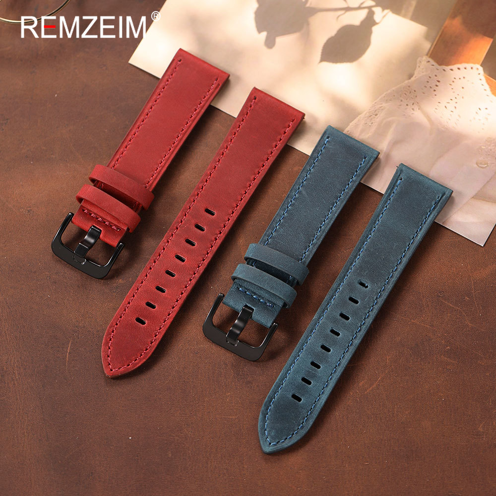 Klassieke herenhorlogeband van - Suede Strap Watch recensie en prijs