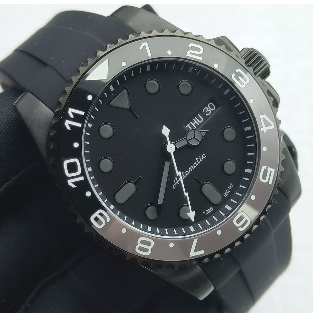 40MM NH36 Horloge Zwart Heren  - Stainless Bracelet Diver recensie en prijs