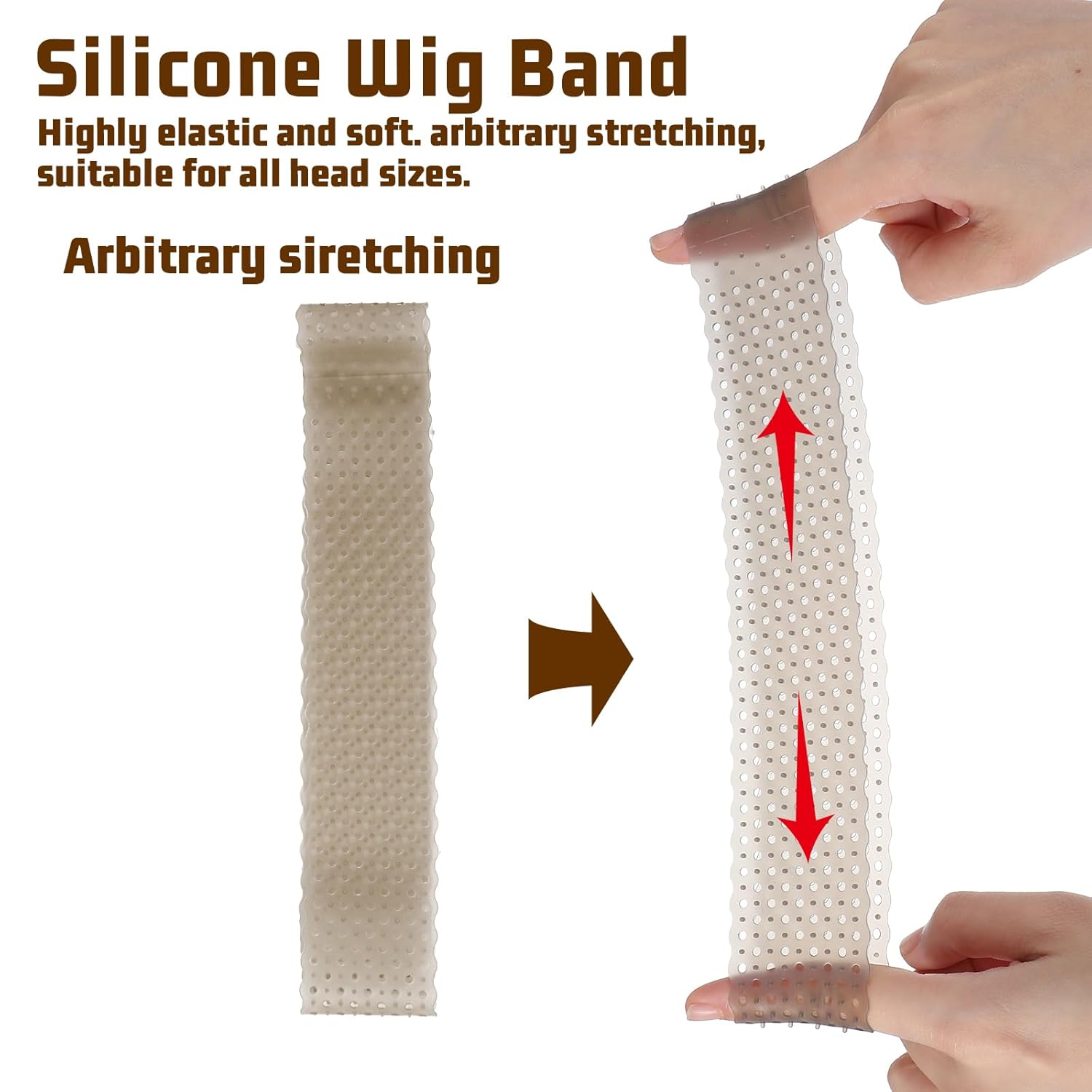 Nieuwe ademende pruikband, ant - Silicone Band Women recensie en prijs
