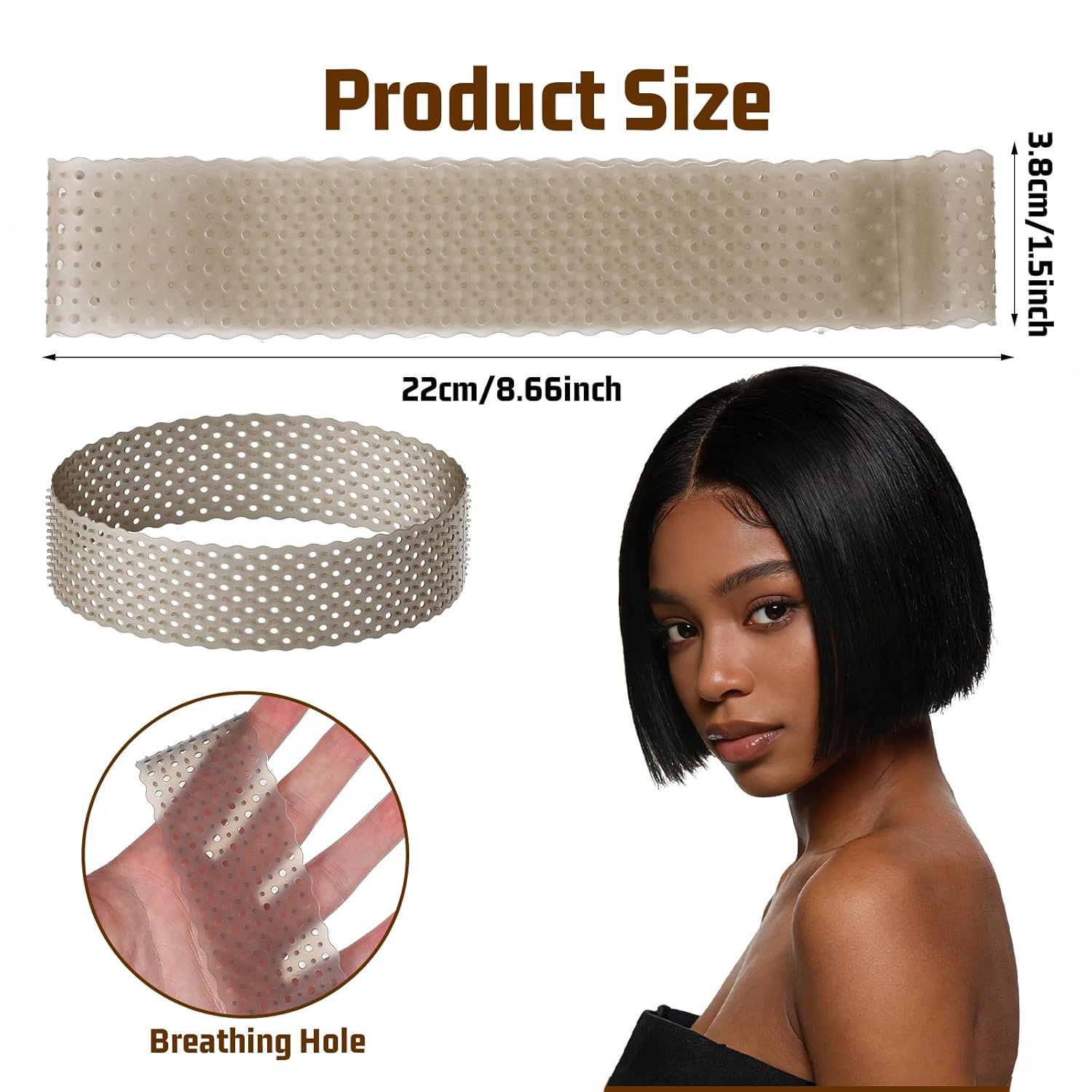 Nieuwe ademende pruikband, ant - Silicone Band Women recensie en prijs
