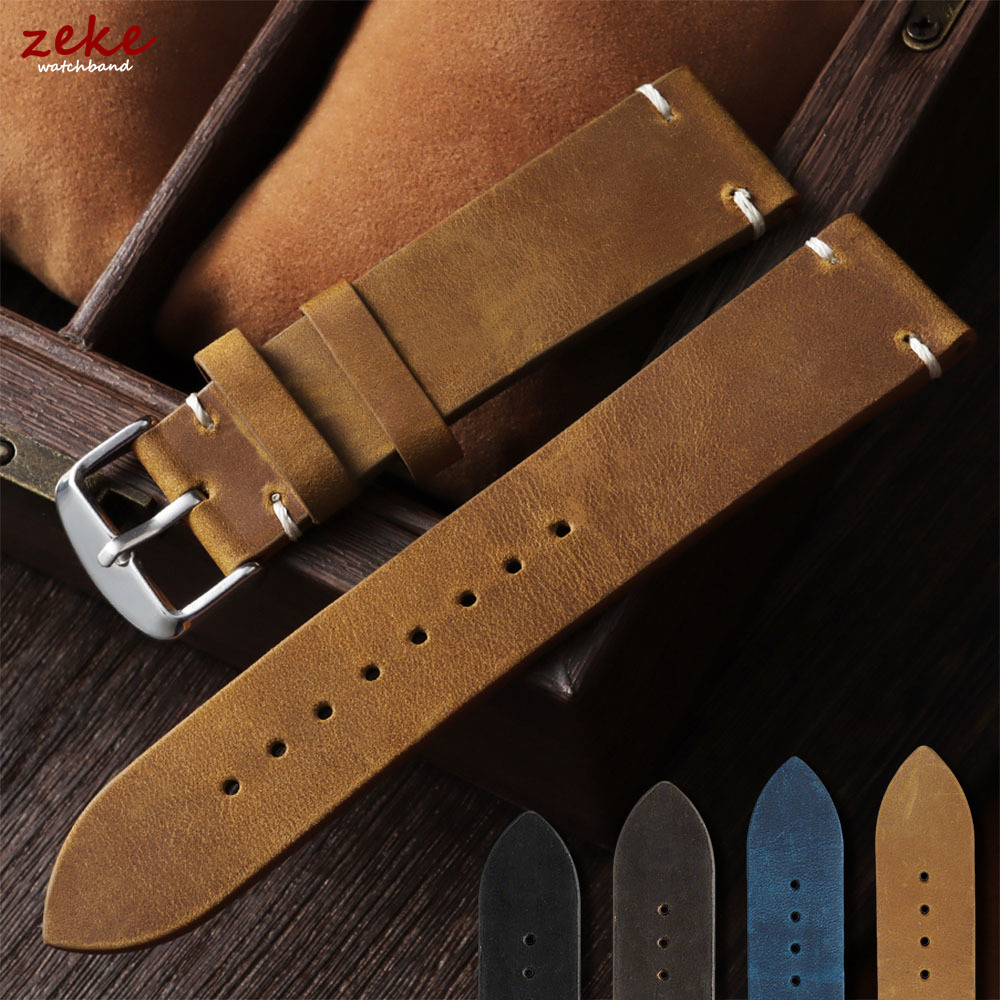 Vintage zachte oliewax horloge - Suede Strap Watch recensie en prijs