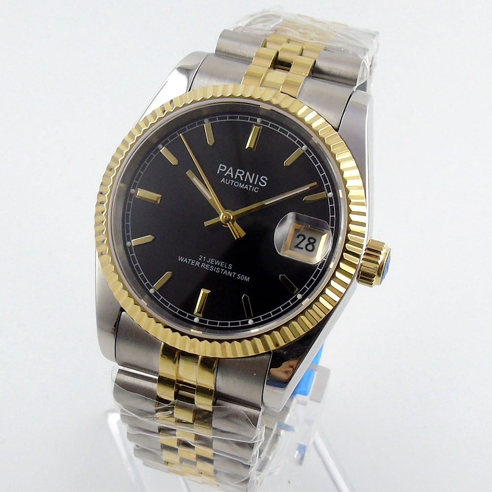 Parnis 36mm automatisch herenh - Rolex Watch Datejust recensie en prijs