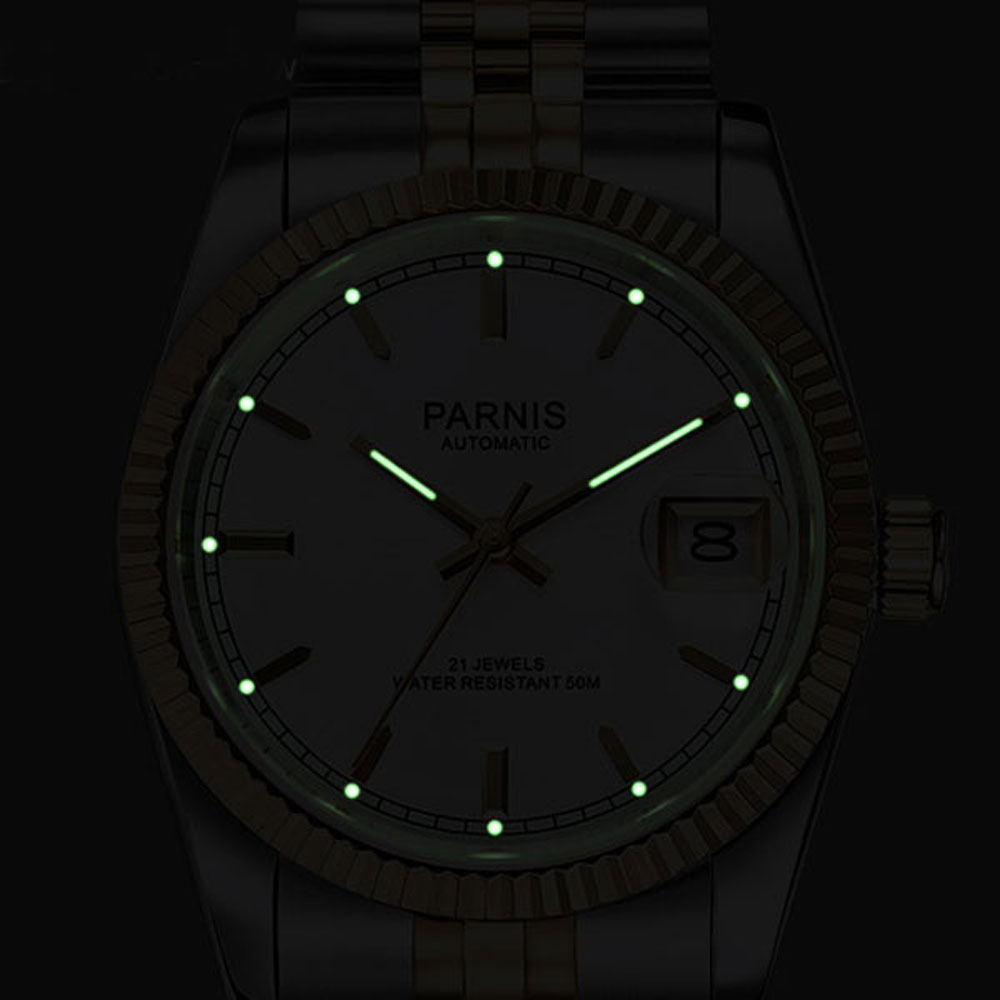Parnis 36mm automatisch herenh - Rolex Watch Datejust recensie en prijs