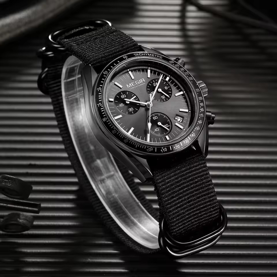 MEGIR 2247 Heren Luxe Quartz H - Canvas Strap Watch recensie en prijs