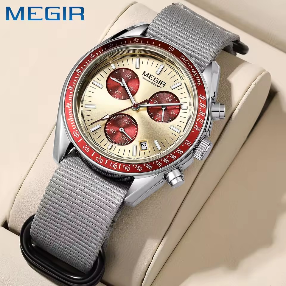 MEGIR 2247 Heren Luxe Quartz H - Canvas Strap Watch recensie en prijs