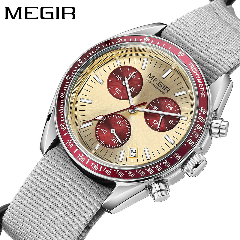 MEGIR 2247 Nieuw Luxe Herenhor - Canvas Strap Watch recensie en prijs