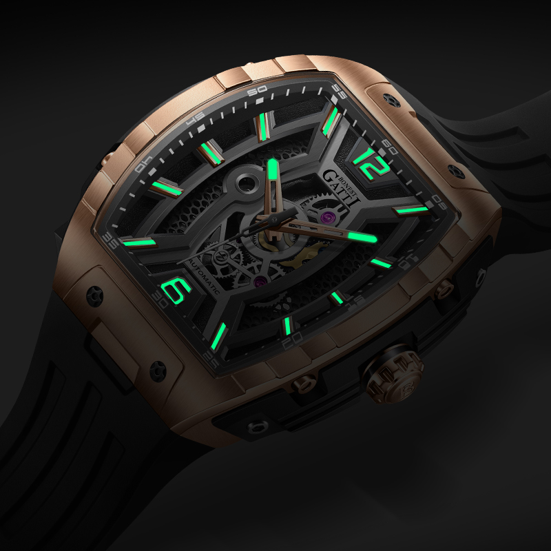 BONEST GATTI Duitsland Automat - Rubber Strap Diver recensie en prijs