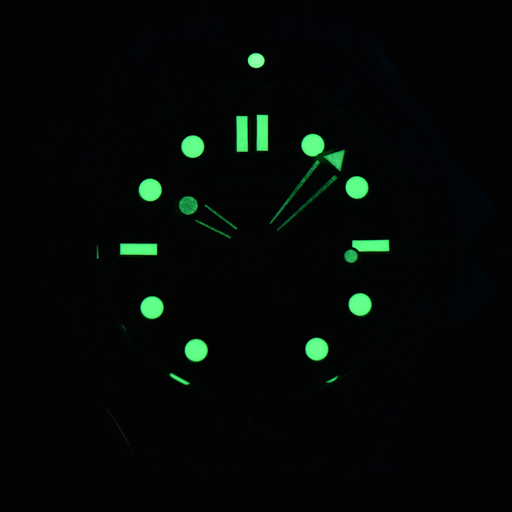 42 mm herenhorloge met lichtge - Stainless Bracelet Diver recensie en prijs