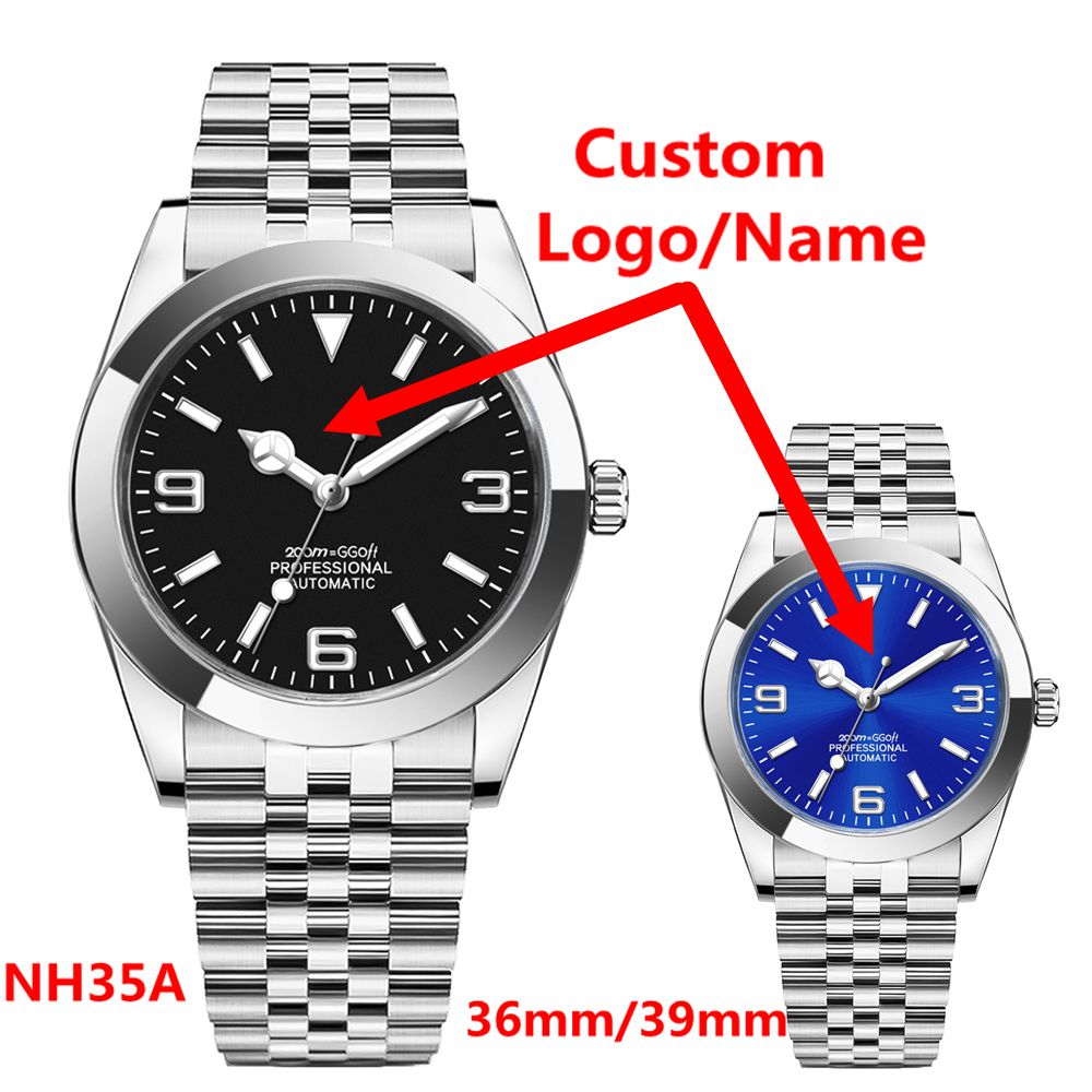 Aangepaste Logo Luxe NH35 Horl - Stainless Bracelet Diver recensie en prijs