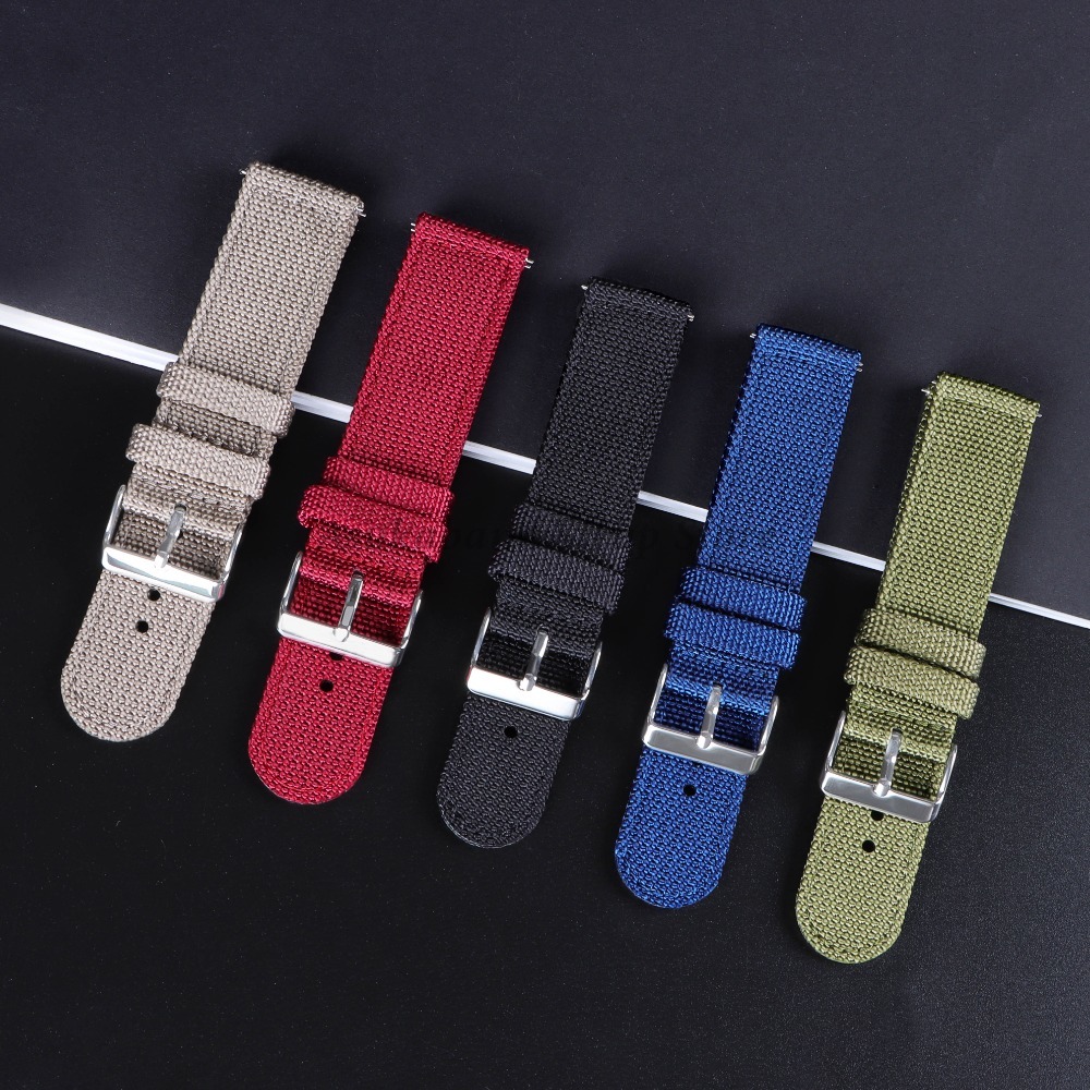 18 20 22 24 mm nylon canvas ba - Nato Strap Nylon recensie en prijs