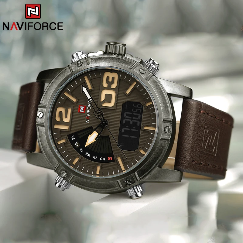 NAVIFORCE Topmerk herenhorloge - Leather Watch Band Men recensie en prijs