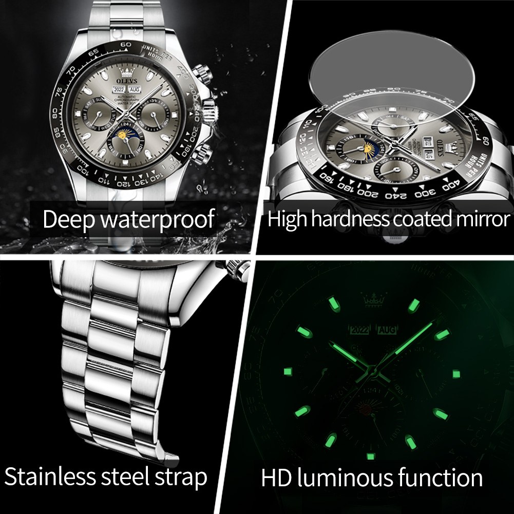 OLEVS 6654 Luxe herenhorloge c - Rolex Watch Daytona recensie en prijs