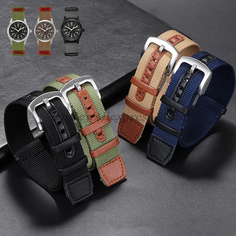 20mm 22mm canvas nylon patch l - Nato Strap Nylon recensie en prijs