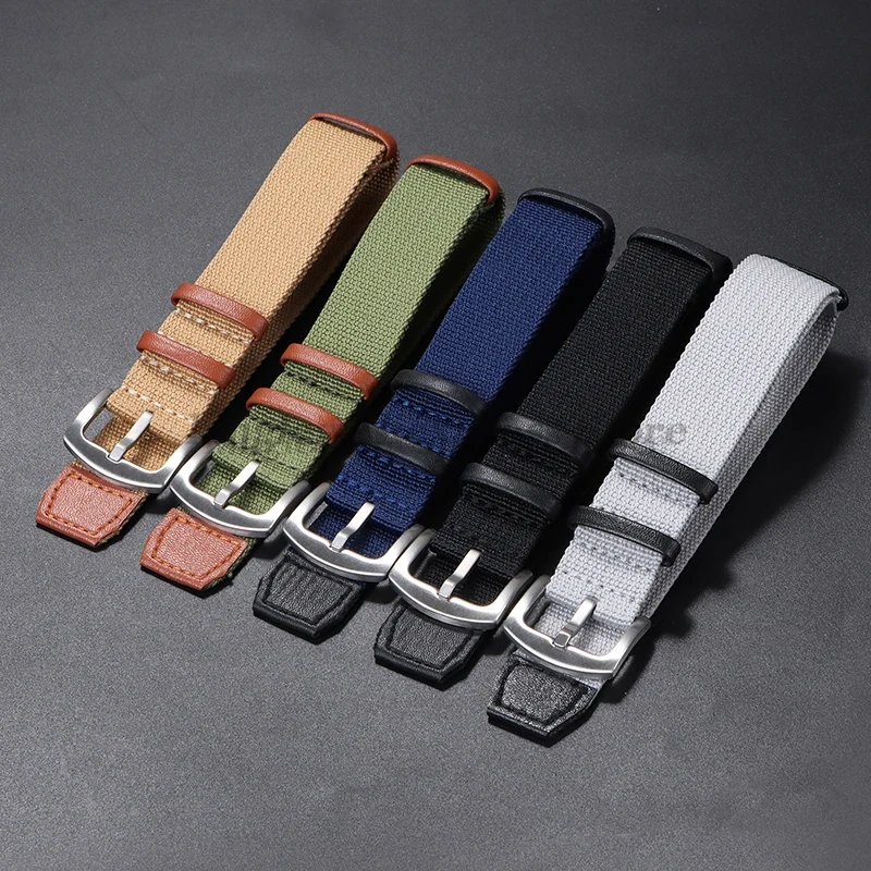 20mm 22mm canvas nylon patch l - Nato Strap Nylon recensie en prijs