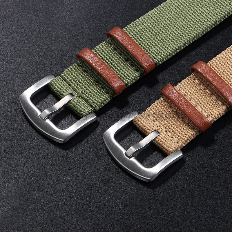 20mm 22mm canvas nylon patch l - Nato Strap Nylon recensie en prijs