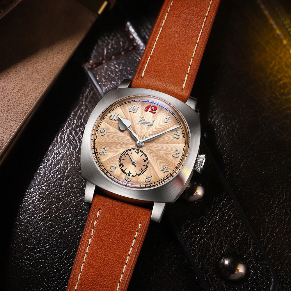 Vintage herenhorloge, zalmkleu - Tropic Strap Vintage recensie en prijs
