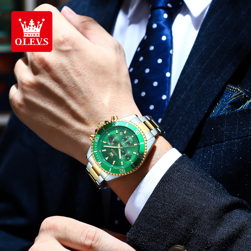 OLEVS 2870 Herenhorloges Maanf - Rolex Watch Submariner recensie en prijs