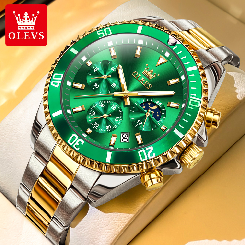 OLEVS 2870 Herenhorloges Maanf - Rolex Watch Submariner recensie en prijs