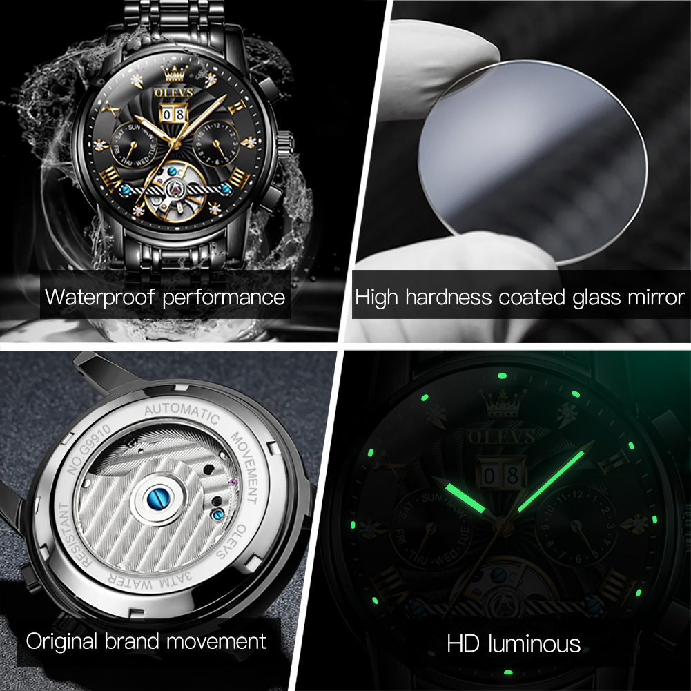 OLEVS Klassieke herenhorloges  - Rolex Watch Daytona recensie en prijs