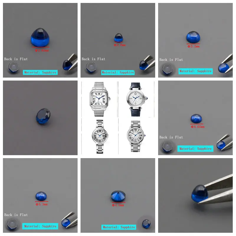 Horlogekroon met ronde blauwe  - Cartier Watch Ballon Bleu recensie en prijs