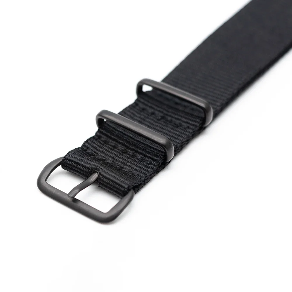Zwart Nylon Horlogeband Voor M - Nato Strap Nylon recensie en prijs