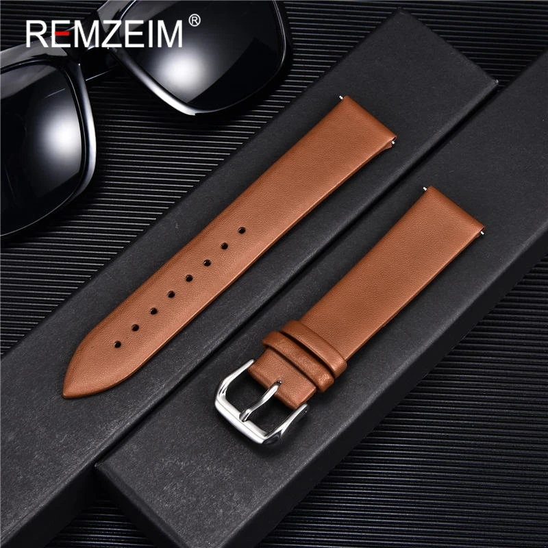 Ultradunne lederen horlogeband - Suede Strap Watch recensie en prijs